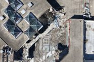 Northridge Mall demolition. Photo by Urban Milwaukee staff.