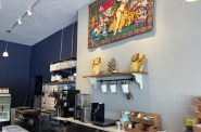Tapestry at Temple Goddess. Photo taken June 19, 2025 by Sophie Bolich.