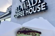 Dubai chocolate cheesecake from Al Wadi Coffee House. Photo by Sophie Bolich.