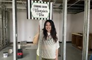 Lizz Tsosie Stachura at the future Tootsie's Tea retail store. Photo taken June 20, 2025 by Sophie Bolich.