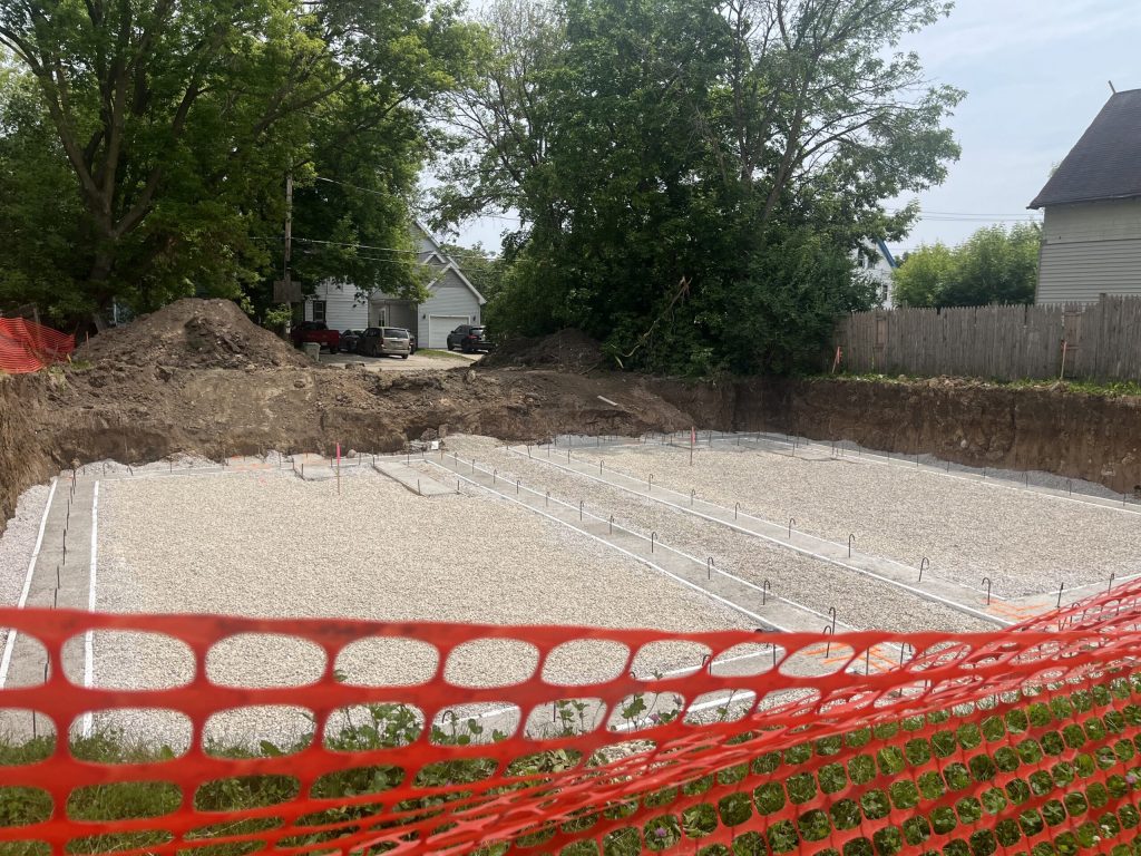 Two sites have been cleared and new homes will be built in Metcalfe Park. Corrinne Hess/WPR
