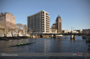 Rendering of proposal by Klein Development for 1027 N. Edison St. Rendering by Korb & Associates.
