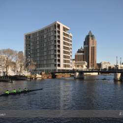 Rendering of proposal by Klein Development for 1027 N. Edison St. Rendering by Korb & Associates.