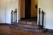 The historic Sheridan Apartments has a full lobby with Flandria and deco tiles. Photo by Ben Tyjeski.