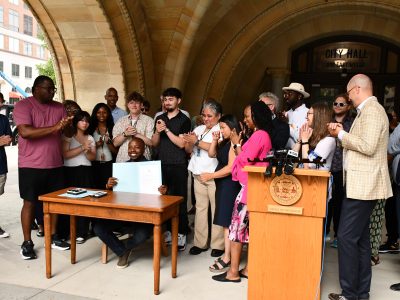 Mayor Signs Housing Legislation, Praises Late Jonathan Brostoff