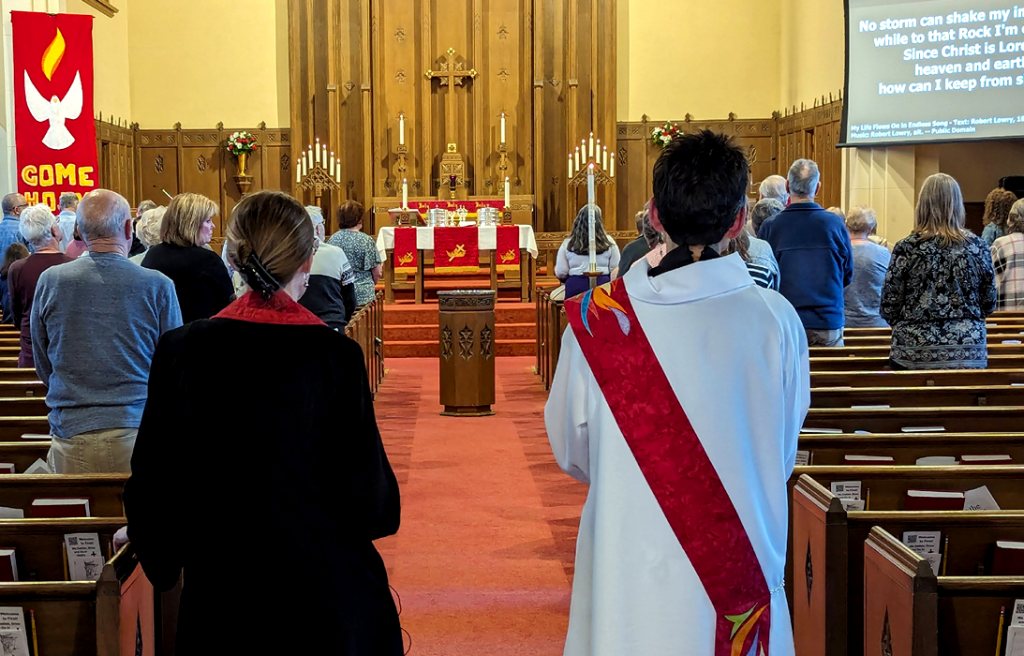 An ordination takes place at First Lutheran Church in Manitowoc. Photo courtesy of East Central Synod of Wisconsin