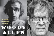 Woody Allen: A Travesty of a Mockery of a Sham book cover and Patrick McGilligan. Photos courtesy ofMcGilligan.