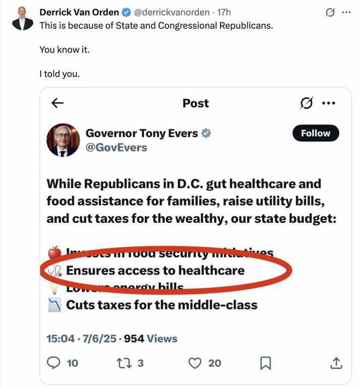 Image from the Democratic Party of Wisconsin.