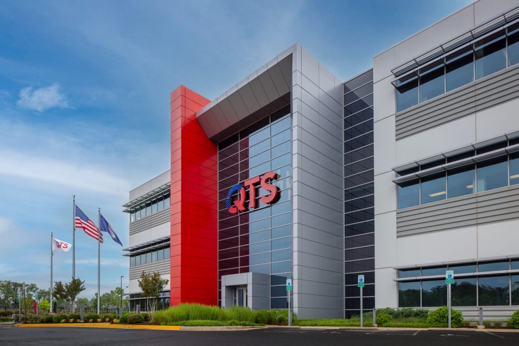 This image shows one of QTS’ data centers in Ashburn, Virginia. Photo courtesy of QTS Data Centers
