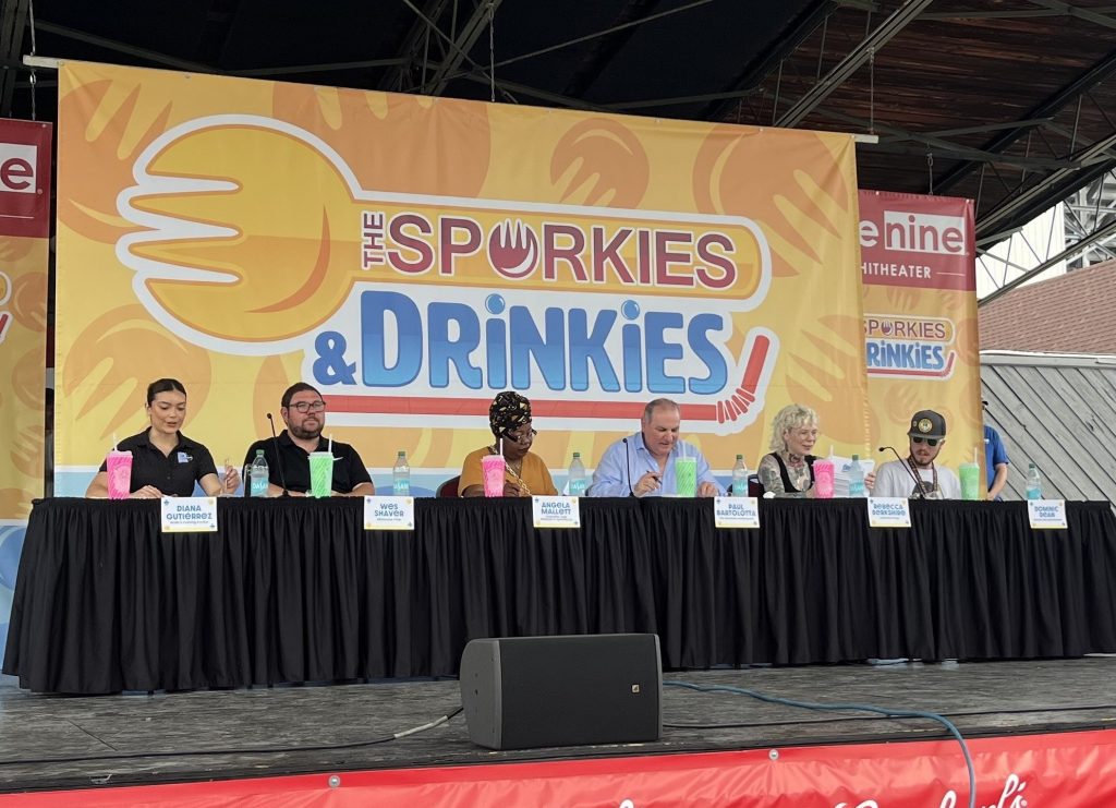 2025 Sporkies and Drinkies judges. Photo taken July 29, 2025 by Sophie Bolich.