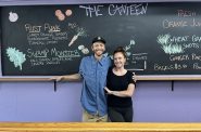 John and Onamikii Cameron at The Canteen, 3040 S. Delaware Ave. Photo by Sophie Bolich.