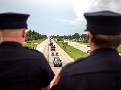 Hundreds Gather at Funeral for Milwaukee Police Officer