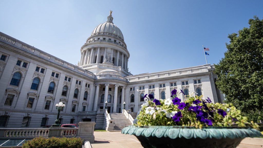 The Wisconsin State Capitol on Monday, July 14, 2025, in Madison, Wis. Angela Major/WPR