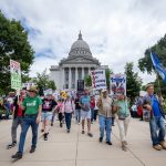‘Good Trouble Lives On’ Anti-Trump Protests Take Place In Wisconsin
