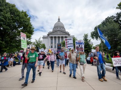 ‘Good Trouble Lives On’ Anti-Trump Protests Take Place In Wisconsin