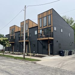 New homes developed in Bay View, 921-925 E. Otjen St. Photo by Jeramey Jannene.