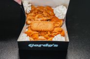 Lotus waffle from Gordo’s Bubble Waffles. Photo courtesy of Gordo’s.