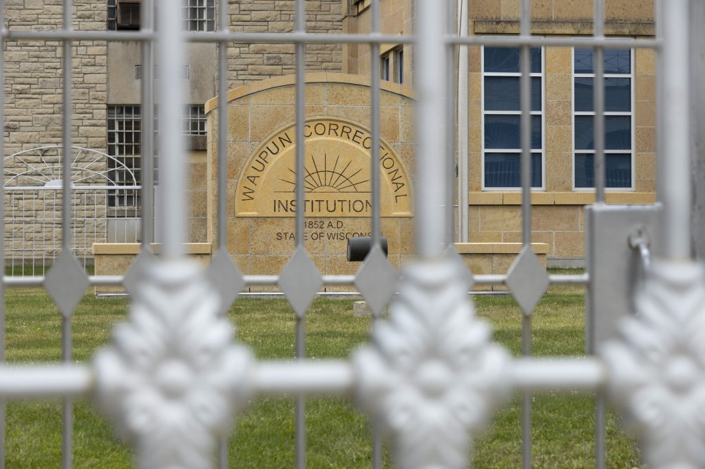 Waupun Correctional Institution is shown on Aug. 29, 2024, in Waupun, Wis. Staffing vacancies at the prison peaked at 56% that year but now hover around 20%. (Joe Timmerman / Wisconsin Watch)