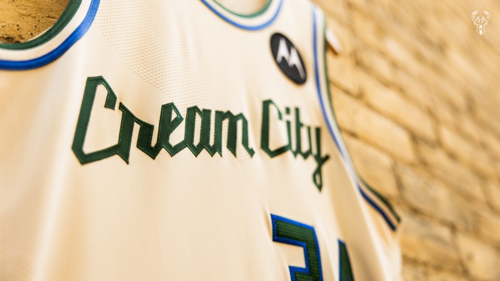 2025-26 City Edition Stylized Jersey. Photo courtesy of the Milwaukee Bucks.