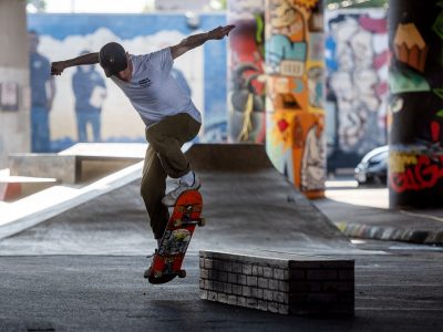 Hidden By A Freeway, A Skatepark Grows