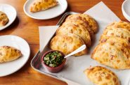 Empanadas and chimichurri. Photo courtesy of La Masa.
