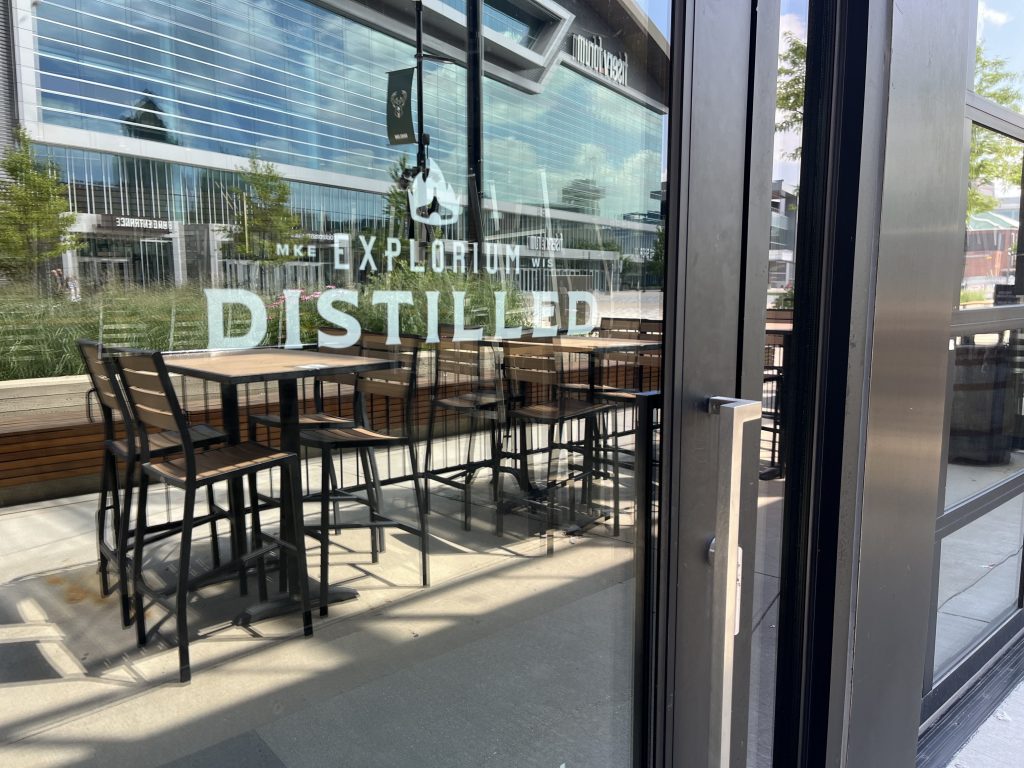 Explorium Distilled, 333 W. Juneau Ave. Photo taken July 15, 2025 by Sophie Bolich.