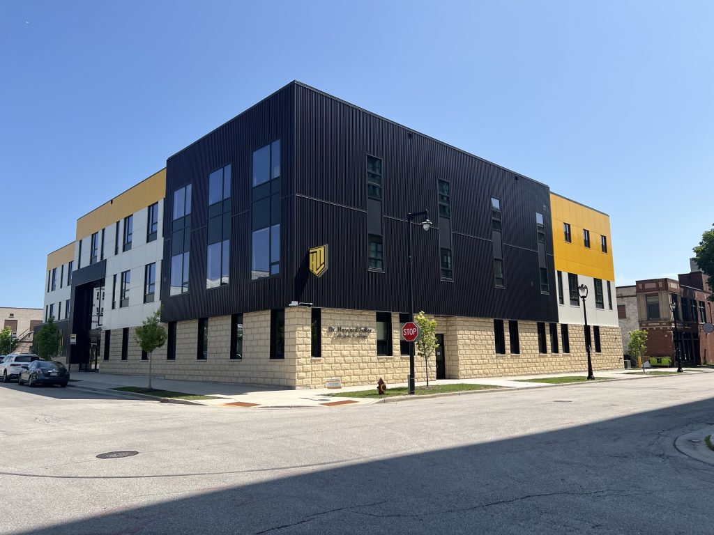 Dr. Howard Fuller Collegiate Academy High School, 2212-2228 N. Vel R. Phillips Ave. Photo by Jeramey Jannene.
