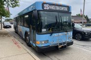 6400 series Milwaukee County Transit System (MCTS) bus. Photo by Jeramey Jannene.