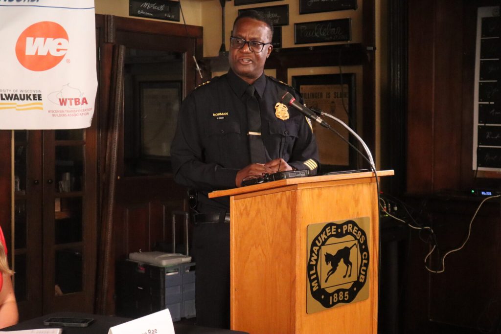 Milwaukee Police Chief Jeffrey Norman (Photo by Isiah Holmes/Wisconsin Examiner)