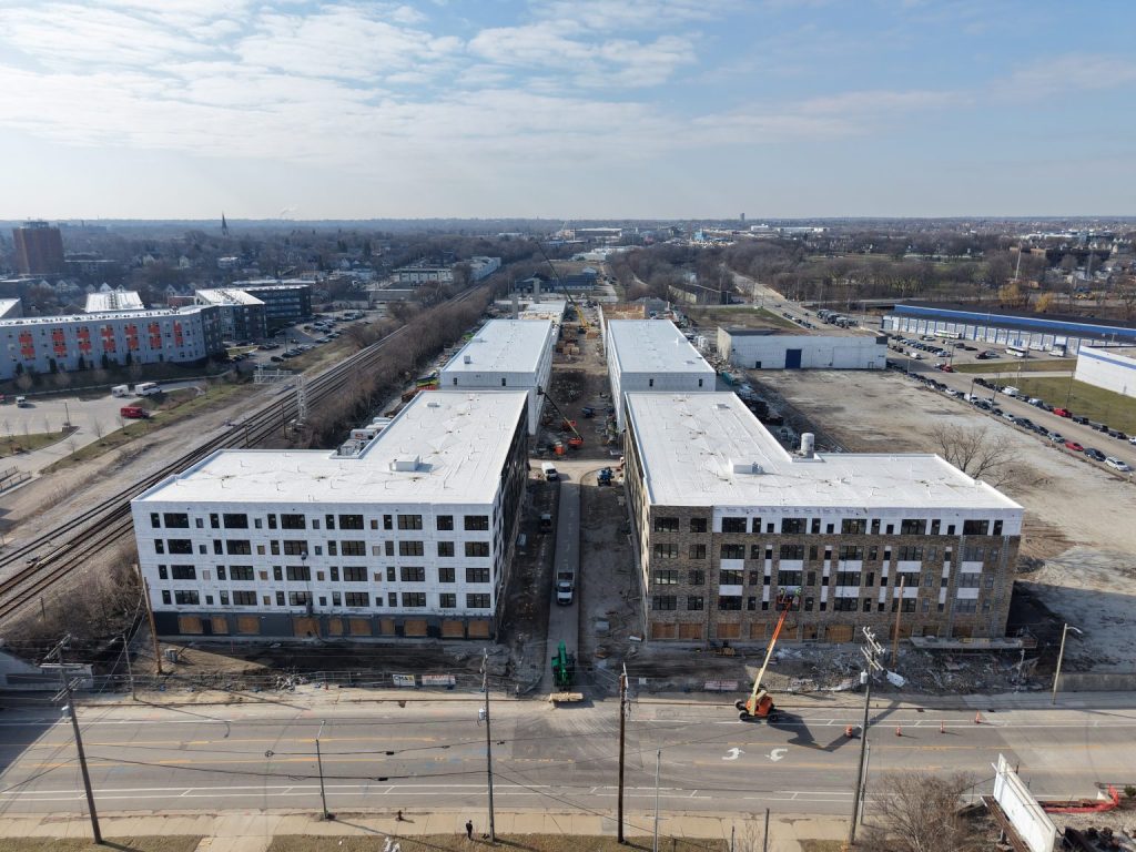 The Corliss in April 2025. Photo by Urban Milwaukee staff.
