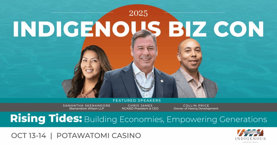Indigenous Biz Con Flyer. Image courtesy of Indigenous Business Group.