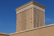 Iran - Yazd - Fahadan - Badgir (Windcatcher). Photo by Alireza Javaheri, CC BY 3.0 , via Wikimedia Commons