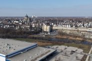 Future Riverwalk Corridor. Photo by Urban Milwaukee staff.
