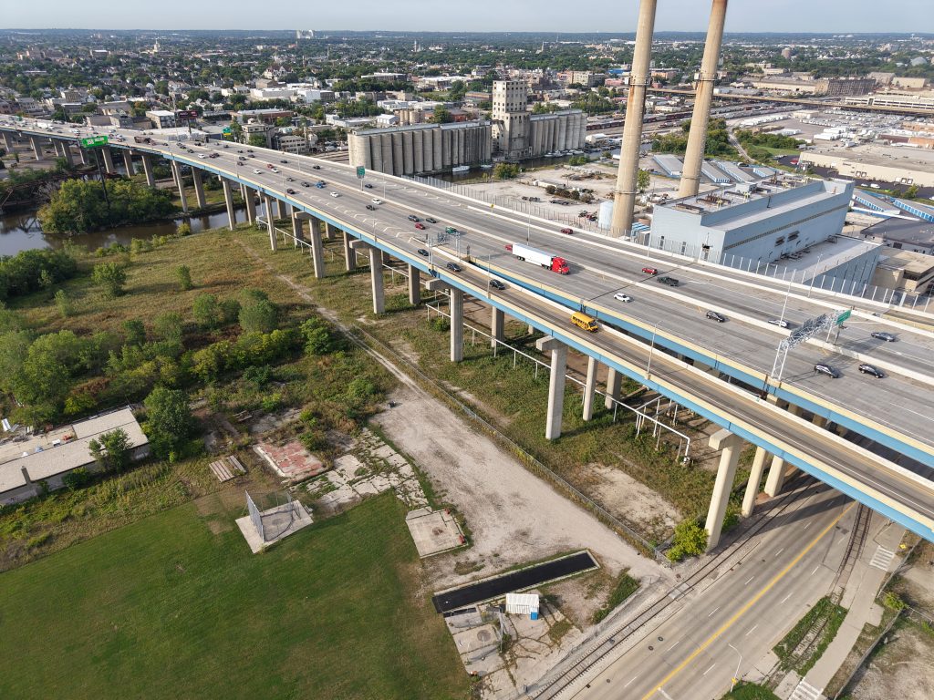 High Rise Bridge. Photo by Urban Milwaukee staff.