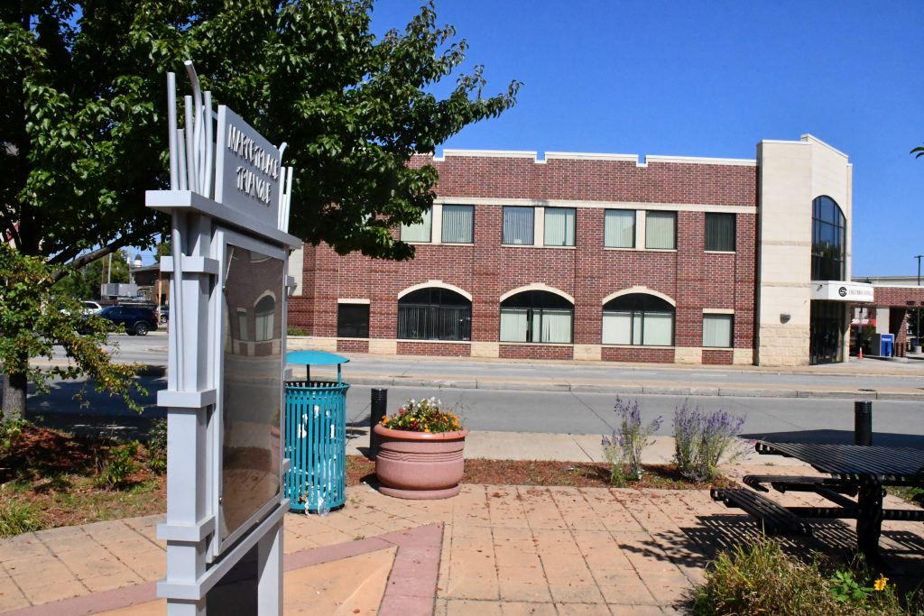Marketplace Triangle and Columbia Savings & Loan. Photo by Jeramey Jannene.