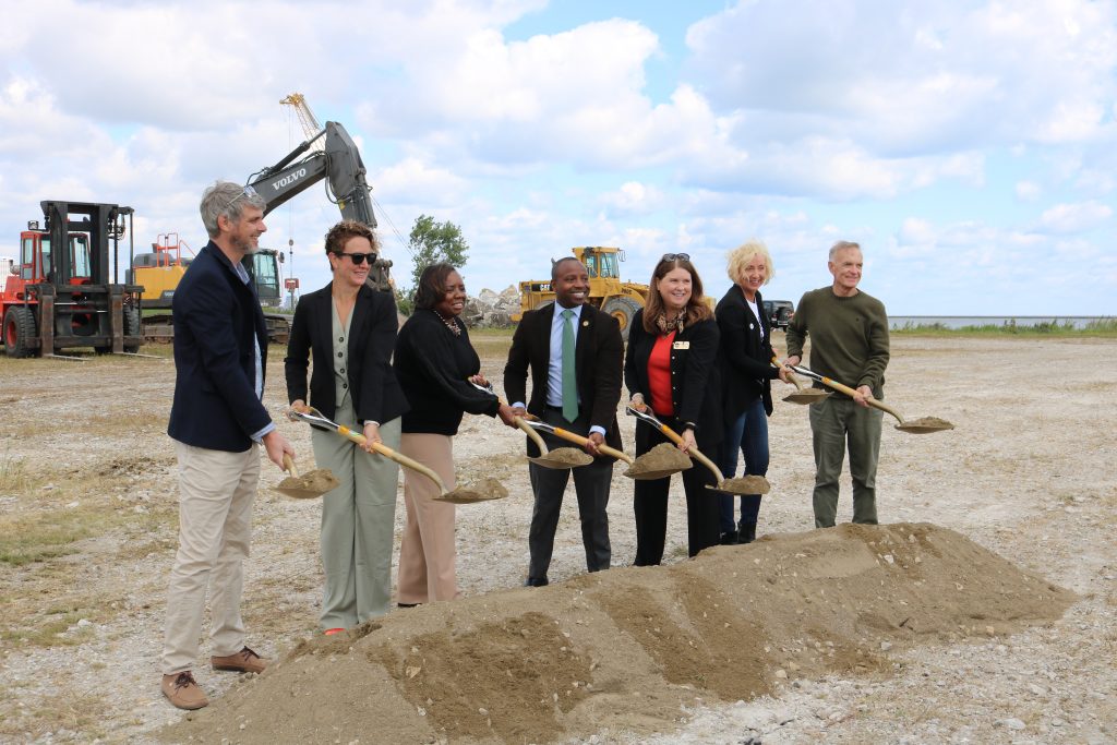 From left: Brian Kasprzyk, Marina Dimitrijevic, Jackie Q. Carter, Cavalier Johnson, Kathy Blumenfeld, Peggy Williams-Smith and Tim Hoelter