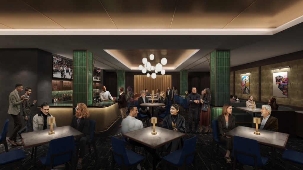 Rendering of The Reserve. Image courtesy of Kahler Slater.