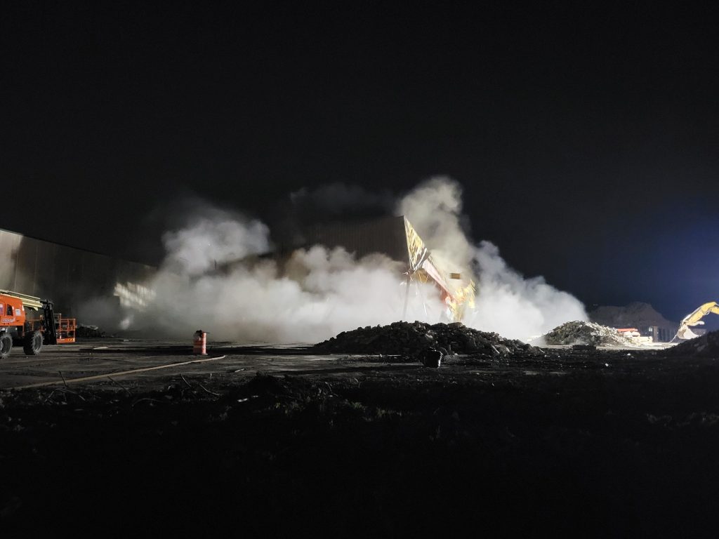 Northridge Mall demolition. Photo from the Department of City Development/Veit.