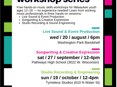 Girls Rock MKE Awarded Wisconsin Arts Board Grant to Support “A Rebel Sound” Workshops