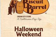 Biscuit Barrel flyer. Photo courtesy of Honeypie Cafe.