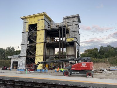 Friday Photos: Airport Train Station Expansion Slowly Nears Completion