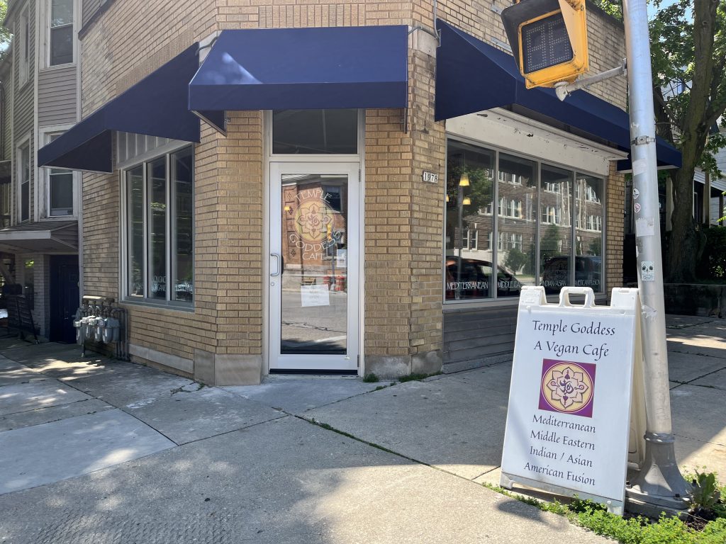 Temple Goddess Cafe, 1978 N. Farwell Ave. Photo taken June 19, 2025 by Sophie Bolich.