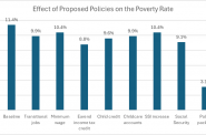 Effect of Proposed Policies on the Poverty Rate