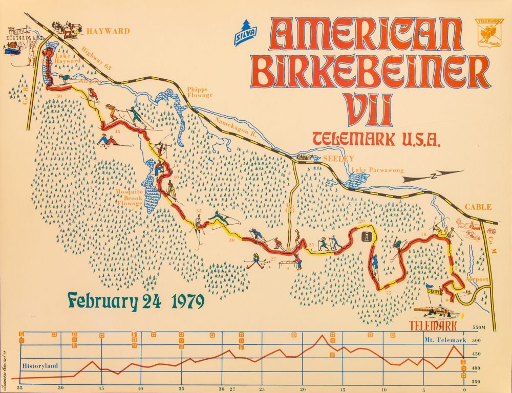 Race promotion poster from 1979. Photo courtesy of American Birkebeiner Foundation
