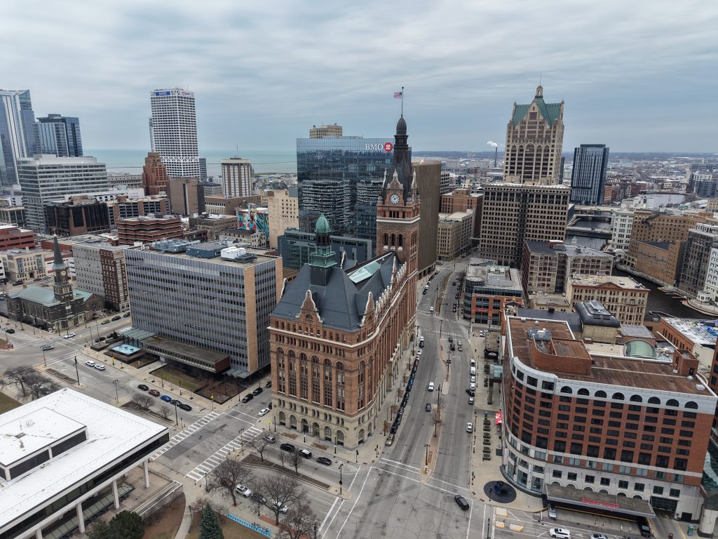 Milwaukee City Hall complex. Photo by Urban Milwaukee staff.