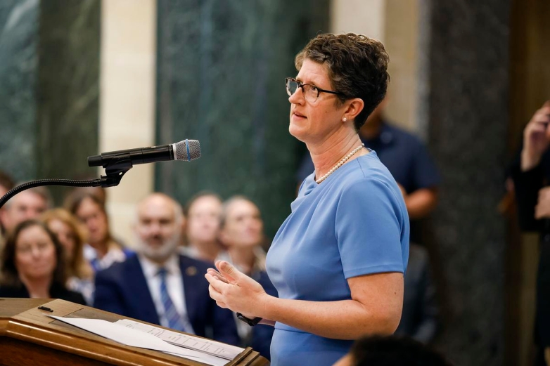 State Superintendent Jill Underly runs the Wisconsin Department of Public Instruction. (Ruthie Hauge / The Cap Times)