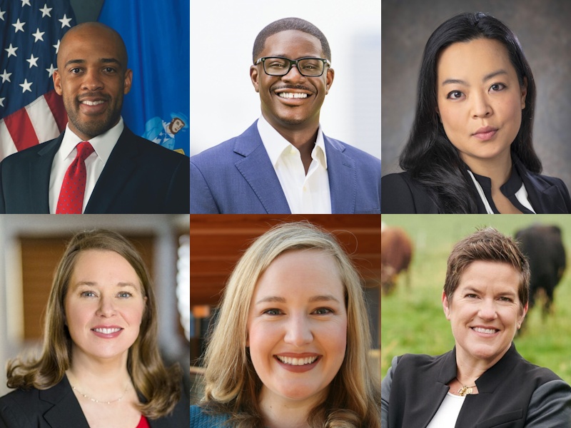 Mandela Barnes, David Crowley, Francesca Hong, Sara Rodriguez, Kelda Roys and Missy Hughes.