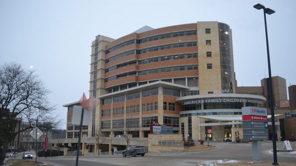 American Family Children's Hospital in Madison. An annual report from the Wisconsin Hospital Association says hospitals in the state are doing better financially, but face uncertainty. (Photo by Erik Gunn/Wisconsin Examiner)
