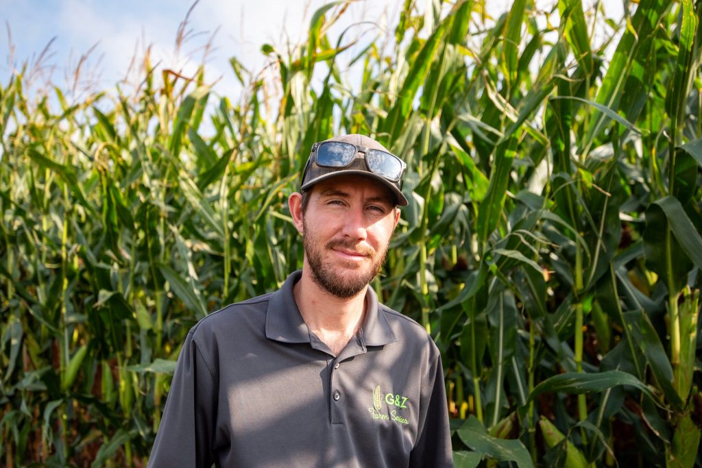 Zac Soltvedt on Friday, Sept. 19, 2025, in Seymour, Wis. Angela Major/WPR