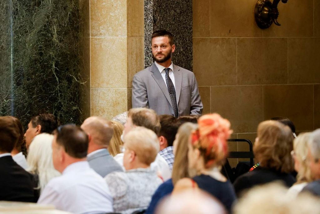 Chris Bucher is the Wisconsin Department of Public Instruction’s spokesperson. (Ruthie Hauge / The Cap Times)